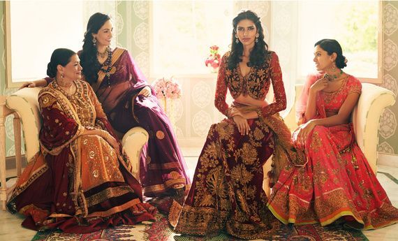 How To Pick The Right Wedding Saree For Your Skin