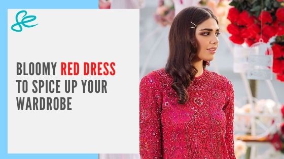 BLOOMY RED DRESS TO SPICE UP YOUR WARDROBE