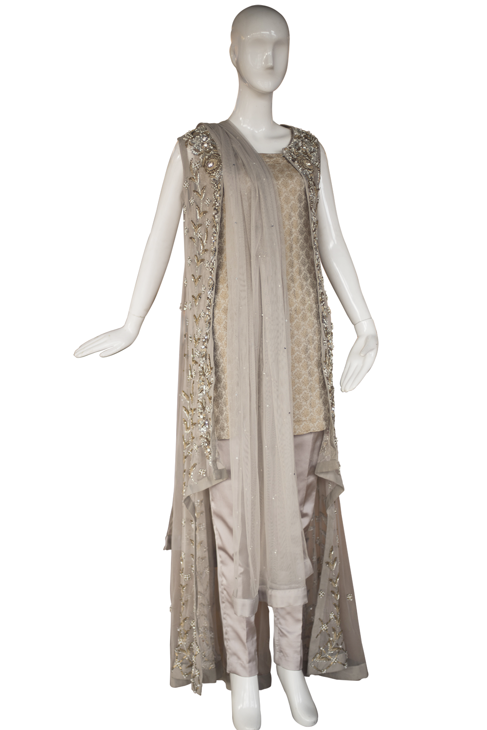 GoldenSalwarKameez-PakistaniWeddingDresses