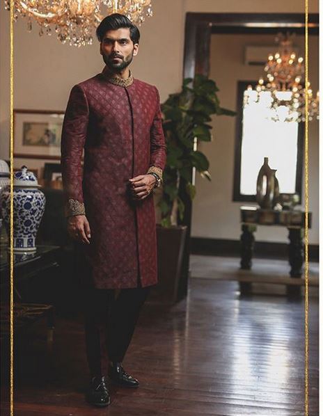 Maroon_Sherwani_Asian_Clothing