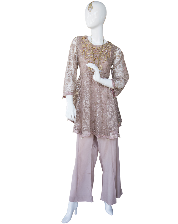SemiFormalPeplumInPeach-indian-designs
