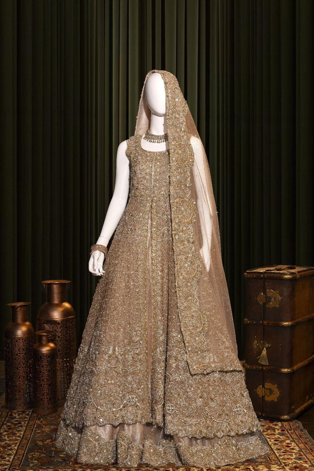 Royal Embroidered Tale Suit 013 – Antique Bronze
